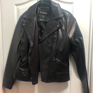 Faux leather jacket